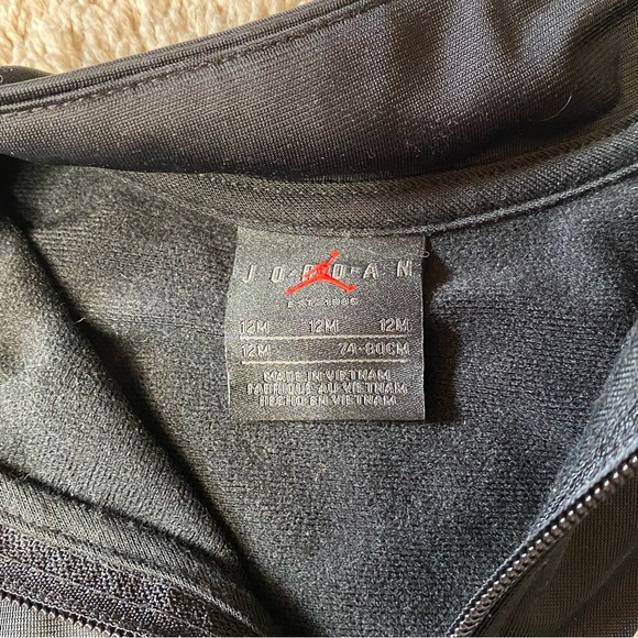 Nike Air Jordan Toddler Tracksuit Matching Set, Black, Size 12 Month - Picture 7 of 14